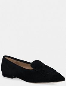 Baleriny Lauren Ralph Lauren  czarne damskie 802P04175001.001