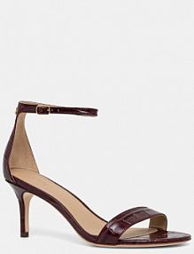 Sandały na szpilce Lauren Ralph Lauren  czerwone 802P04399001.600