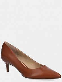 Czółenka Lauren Ralph Lauren  brązowe 802P09030002.200