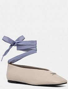 Baleriny Tommy Jeans  beżowe damskie EN0EN02939