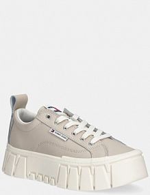 Sneakersy Tommy Jeans  beżowe damskie EN0EN03008