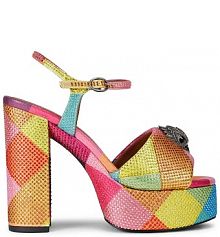 Sandały na słupku Kurt Geiger London  multicolor 9798869069