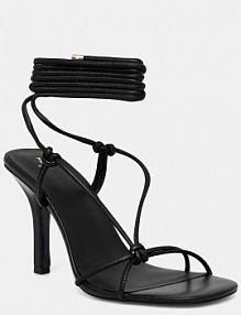 Sandały na obcasie PATRIZIA PEPE  czarne 8X0117.L026.K103