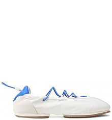 Baleriny Polo Ralph Lauren  białe damskie 804P04926001