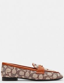 Mokasyny Coach  brązowe damskie CCD68.URC