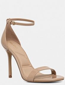 Sandały na szpilce ALDO  beżowe 14016598