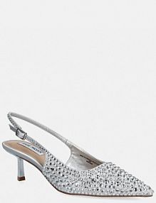 Sandały na szpilce Steve Madden  srebrne 11004977.04R