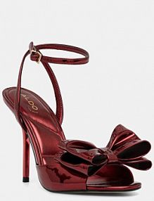 Sandały na szpilce ALDO  czerwone 14154115.TINSLETTA