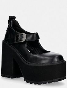 Sandały na słupku Buffalo  czarne 1290218