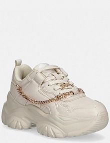 Sneakersy Buffalo  beżowe damskie 1636590