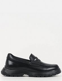 Mokasyny Karl Lagerfeld  czarne męskie KL10610.000