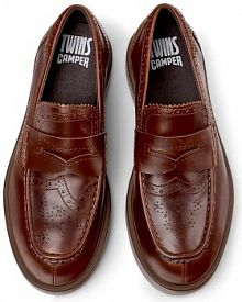 Mokasyny Camper  brązowe męskie K101088.002