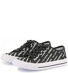 Tenisówki Karl Lagerfeld  czarne dziecięce Z30562.36.39