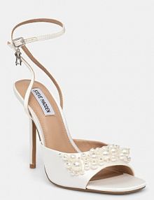 Sandały na szpilce Steve Madden  białe SM11003669.985