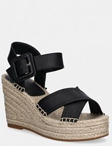 Sandały na obcasie Boss  czarne 50546334.001