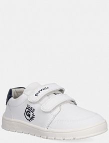 Sneakersy Garvalin  białe dziecięce 252510.28.34