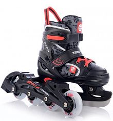 Łyżwy/rolki regulowane chłopięce TEMPISH RS Ton Duo LED dziecięce