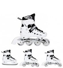 Łyżworolki Nils Extreme NH10905 4w1 kółka LED dziecięce