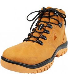 Męskie Skórzane Buty Turystyczne OBMH258 4F
