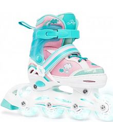 Rolki Regulowane Raven Zoya Świecące Kółka LED dziecięce