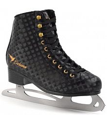 Łyżwy figurowe SMJ sport Exclusive czarne damskie