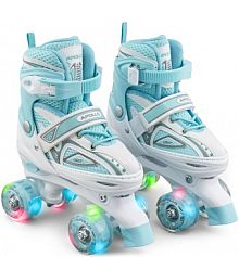 Apollo Super Quad LED ABEC7 regulowane rolki dziecięce