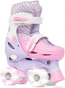 Wrotki Regulowane Raven Loret Kółka LED damskie