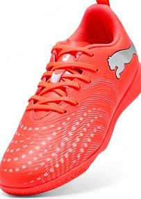 Buty do piłki nożnej halowej PUMA FUTURE 9 PLAY Sala Red JR Q1 26 damskie