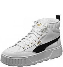 Damskie Skórzane Buty Sportowe Karmen O Średnim Kroju PUMA