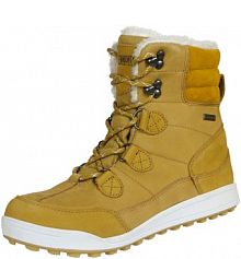 Wodoodporne buty zimowe damskie futro wełna jagnięca GUGGEN MOUNTAIN