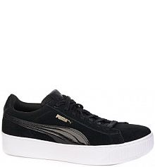 Puma Vikky Platform ZLN 0351 – damskie sneakersy z zamszu, czarne, roz. 42