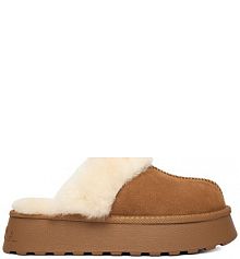 Kapcie Badura brązowe damskie EO-EDI-7780