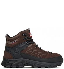 Sneakersy Hunter brązowe męskie CEO-H8-352