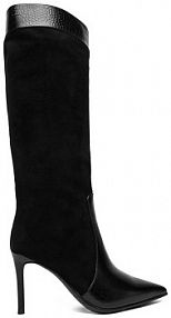 Kozaki EVA MINGE czarne damskie EO-DANA-GLC6020-16.5-361