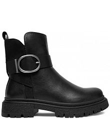 Botki na obcasie Jenny czarne CEO-WS5899-10