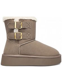 Botki na obcasie Jenny szare CEO-HDR241212-4