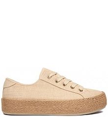 Espadryle Jenny beżowe damskie CEO-WSK1576-01