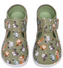 Kapcie Sprandi oliwkowe dziecięce CEO-CM240431