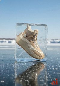 Ciemnobeżoiwe Sneakersy Śniegowce Vices na Platformie w Sportowym Stylu Nelsella damskie