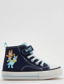 Bawełniane trampki Bluey Reserved granatowe dziecięce 061EF-59X