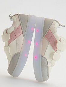 Sneakersy ze świecącą podeszwą Reserved złamana/biel dziecięce 063FA-01X