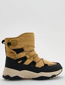 Śniegowce na rzepy Reserved brązowe dziecięce 346GT-82X