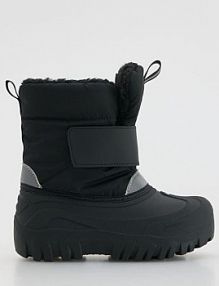 Śniegowce na rzepy Reserved czarne dziecięce 355GT-99X