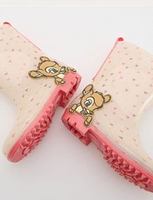 Kalosze Bambi Reserved kremowe dziecięce 428FK-02X