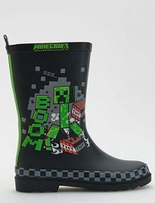 Kalosze Minecraft Reserved czarne dziecięce 601HK-99X