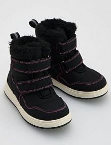 Ocieplane śniegowce Reserved czarne dziecięce 664HG-99X