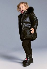 Ocieplane śniegowce Reserved czarne dziecięce 931GT-99X