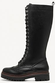 Kozaki Tamaris czarne damskie