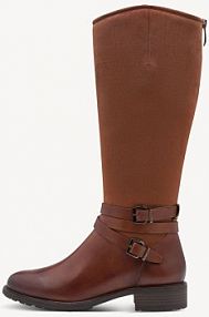 Kozaki Tamaris brązowe damskie