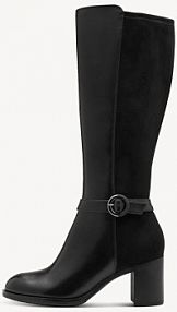 Kozaki Tamaris czarne damskie